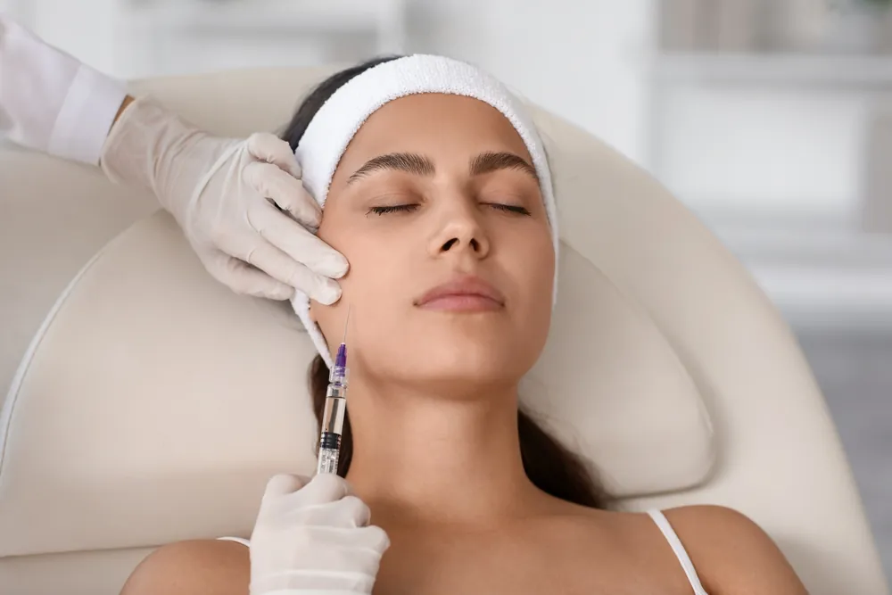 woman trying Sculptra or Radiesse in Washington DC