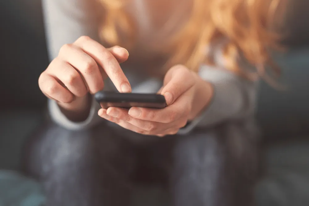 woman looking up Botox and filler appointment availability in Washington DC