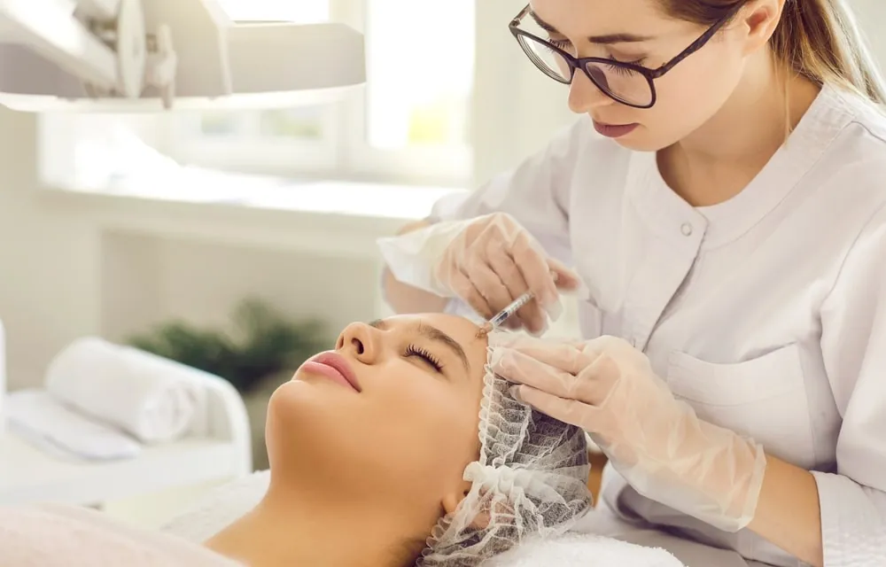 woman trying Sculptra biostimulators in DC