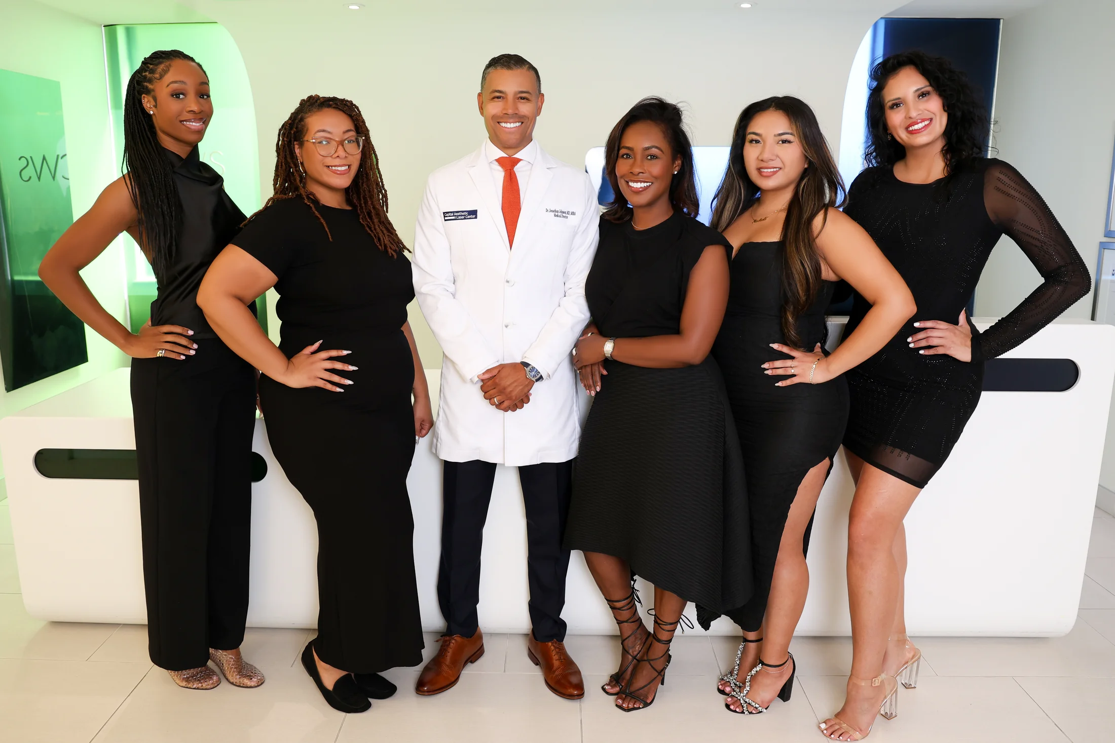 Jonathan Johnson, MD, MBA, CWSP, FAPWCA and the Capital Aesthetic team in the Washington DC practice