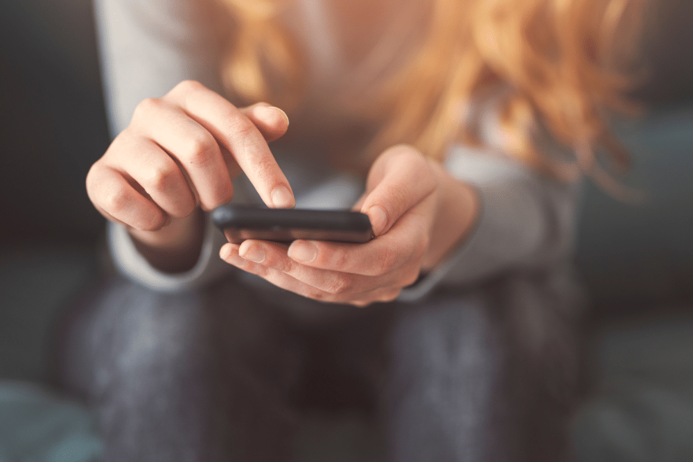 woman looking up Botox and filler appointment availability in Washington DC