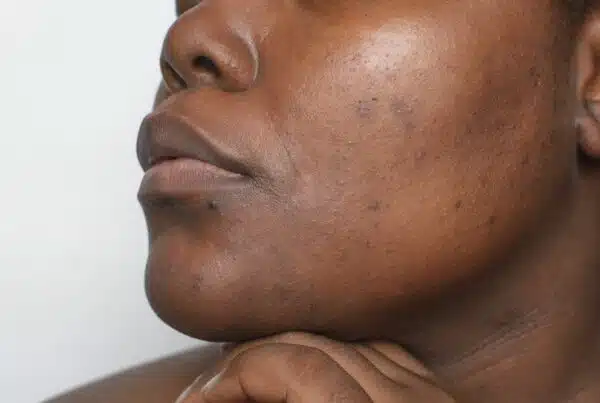 woman with dark spots on dark skin in DC