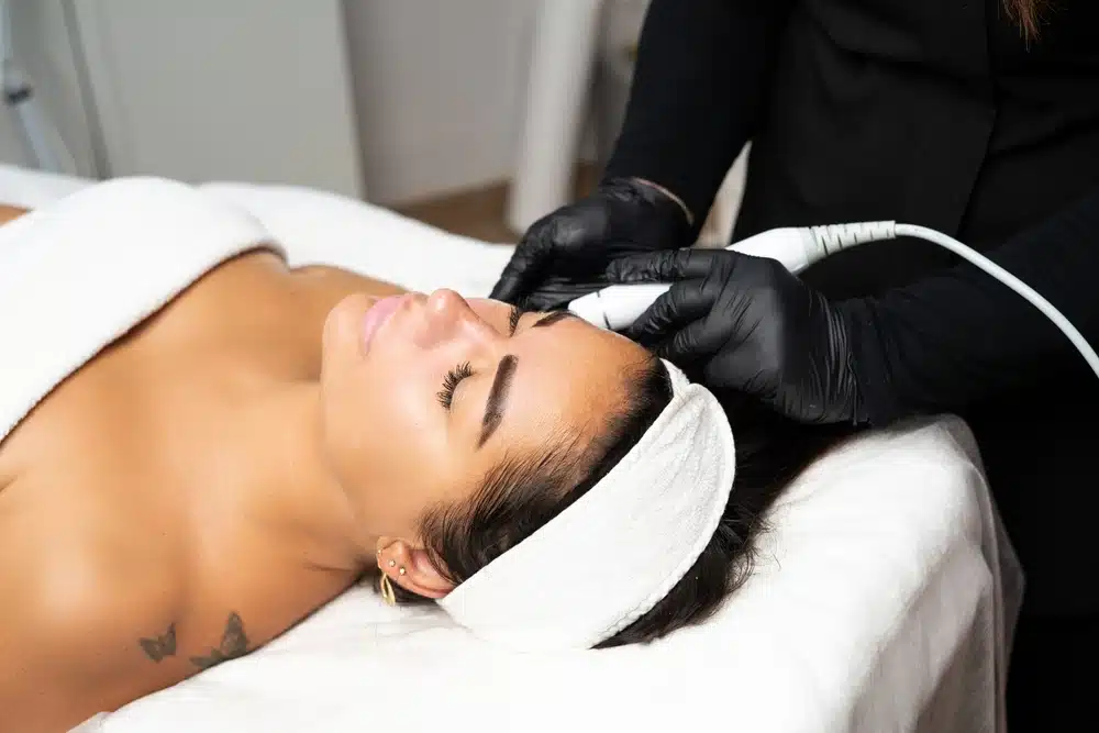 woman getting Laser Skin Rejuvenation in DC
