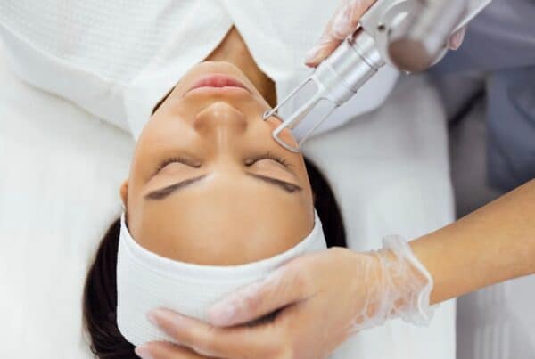 woman trying laser resurfacing in Washington DC